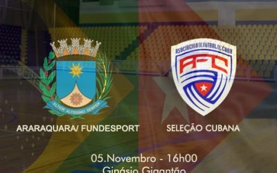 AMISTOSO DE FUTSAL INTERNACIONAL – 05/11/2019 – TERÇA-FEIRA!