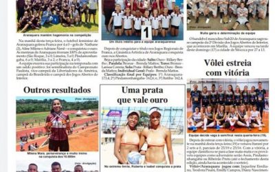 Esportes e Lazer,20/11/2019-Quarta-feira na Folha da Cidade de Araraquara!