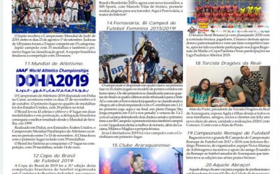 Página 6 ,Retrospectiva Esporte em Acao 2019 ,Folha da Cidade de Araraquara,Sabado ,28/12/2019!