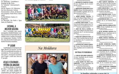 ESPORTES – JORNAL DE ARARAQUARA – 30/11/2019!