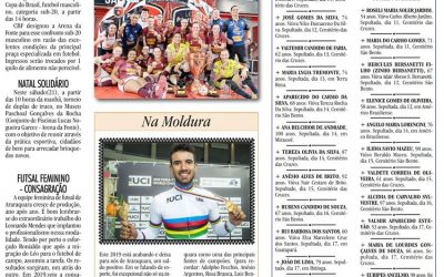 ESPORTES – JORNAL DE ARARAQUARA – 21/12/2019 – SÁBADO!