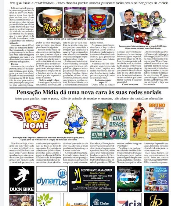 Página 06,Empresas e Negócios,Folha da Cidade de Araraquara de Sabado,07/12/2019!
