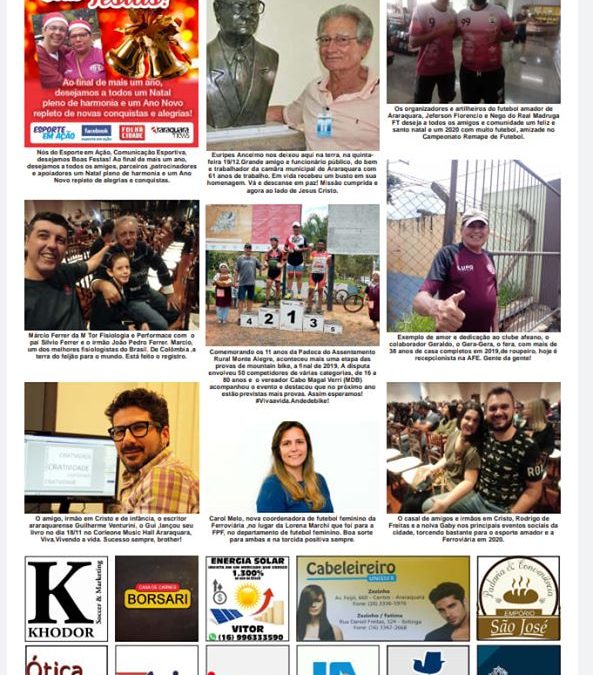 Página 6,Fatos e Fotos,Especial de Natal,Folha da Cidade de Araraquara,Terça e quarta-feira ,24 e 25/12/2019!