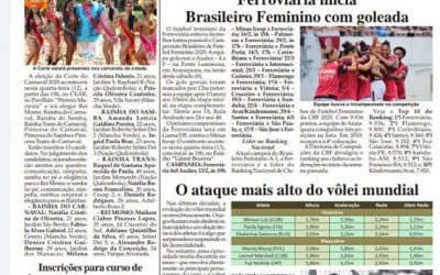 Página 6,Jonas Bezerra na Folha da Cidade de Araraquara,11/02/2020 – Terça-feira!