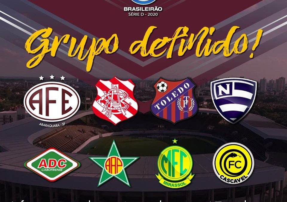 Sai o grupo em que a Ferroviária disputará o Brasileirão da série D 2020!Araraquara News!