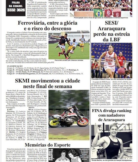 Pagina 6,Folha da Cidade de Araraquara,17/03/2020,terca- feira!