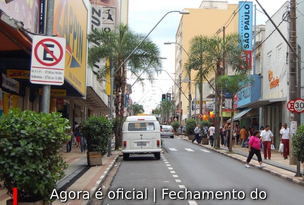 Agora é oficial | Sindicatos informam o fechamento do comércio em Araraquara!Araraquara News!