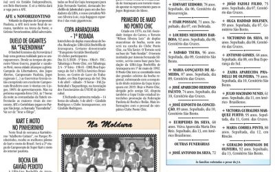 ESPORTES – JORNAL DE ARARAQUARA – 14/03/2020!