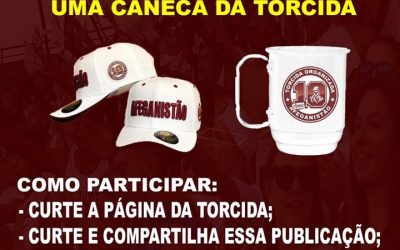 SORTEIO!CONCORRA A UM BONÉ E UMA CANECA DA TORCIDA!