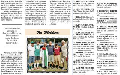 ESPORTES – JORNAL DE ARARAQUARA – 04/04/2020!