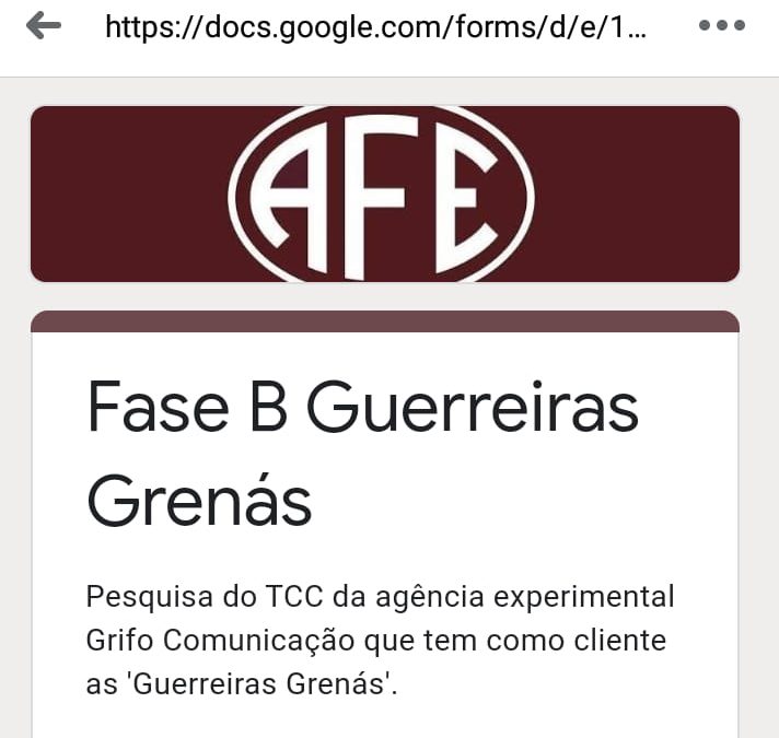 TCC de alunos da Uniara,Curso de Publicidade e Propaganda  sobre as Guerreiras Grenás!Parte B!