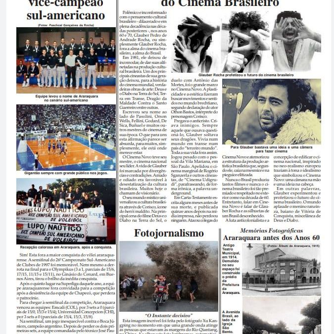 Esporte ,Cultura e Cia,Folha da Cidade de Araraquara de 05/05/2020!