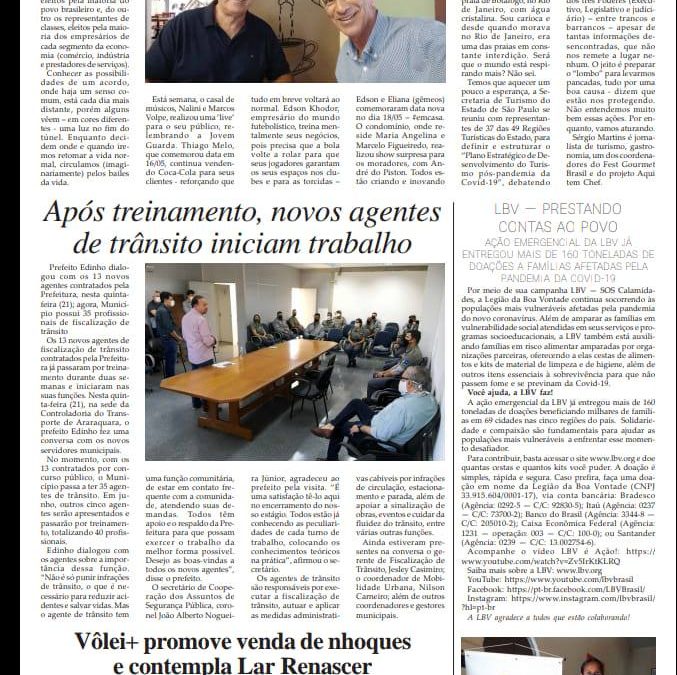 Página 3,Folha da Cidade de Araraquara,22/05/2020 – Sexta-feira!