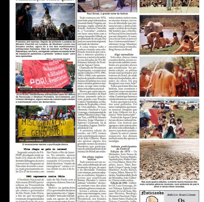 Esporte,Cultura e Lazer de 16/06/2020 na Folha da Cidade de Araraquara !