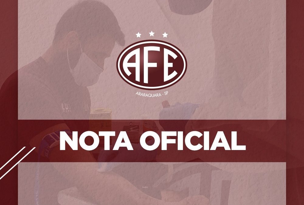 NOTA OFICIAL DA FERROVIÁRIA!ARARAQUARA NEWS!