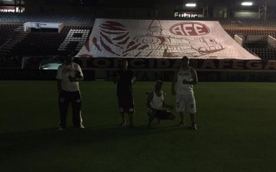 Torcida Organizada Afeganistão decora agora a Fonte Luminosa de grená!Araraquara News!29/07/2020!