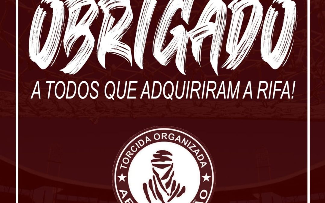 RIFA FINALIZADA!14/08/2020!