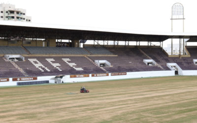 Gramado do Estádio da Fonte Luminosa passa por manutenção!