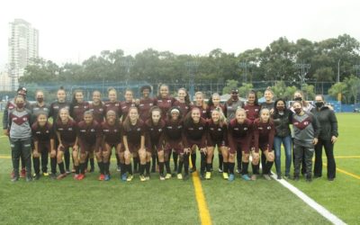 Elencos das Guerreirinhas Grenás enfrentaram o PSG Academy, em dois jogos-treino em São Paulo-SP!