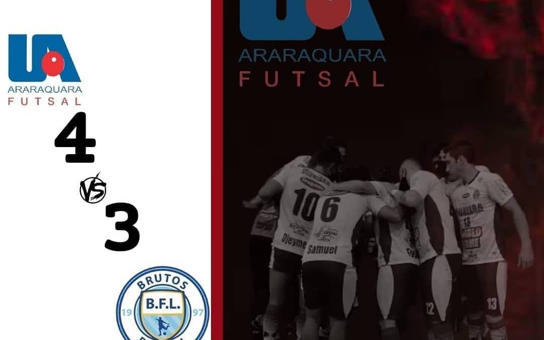 Final de jogo : Brutos Futsal Limeira 3 X 4 Uniara Futsal Araraquara/Fundesport.