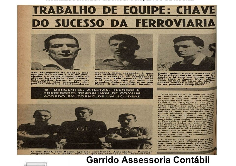 Reminiscências Esportivas de 22/06/2021-Terça-feira na Folha da Cidade de Araraquara!