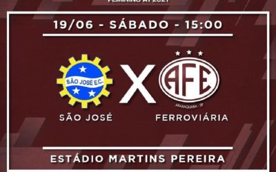 Hoje é dia de Ferroviária X São José pelo Brasileirão Feminino 2021!