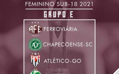 Ferroviária está no Grupo E, do Campeonato Brasileiro Feminino Sub-18!