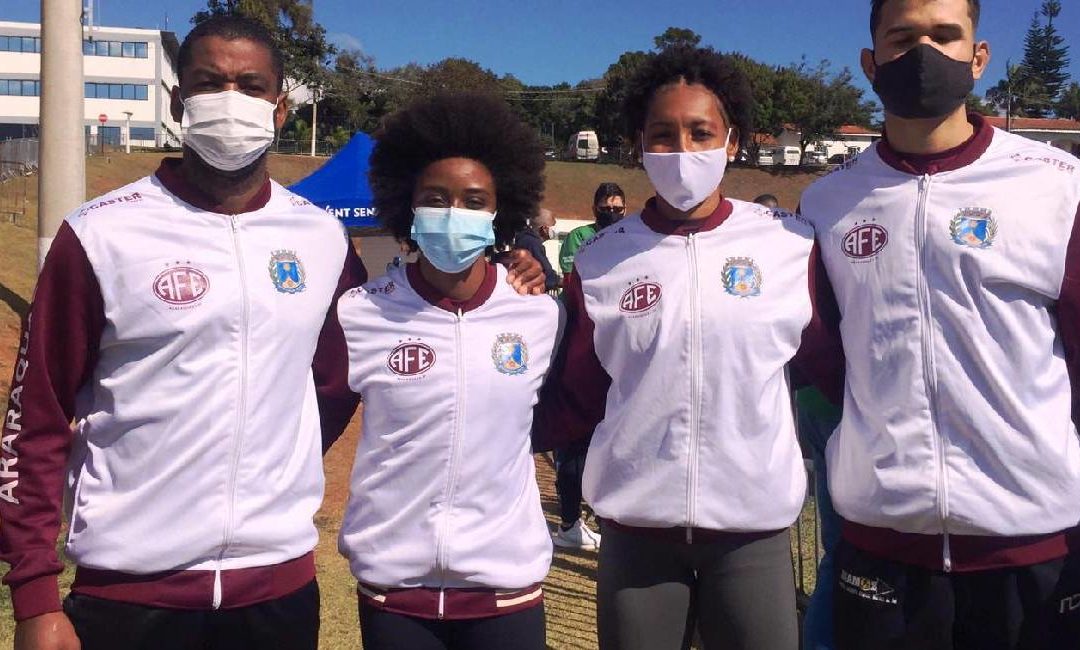 Atletas do Atletismo da Fundesport Araraquara competem em evento internacional em Bragança Paulista!