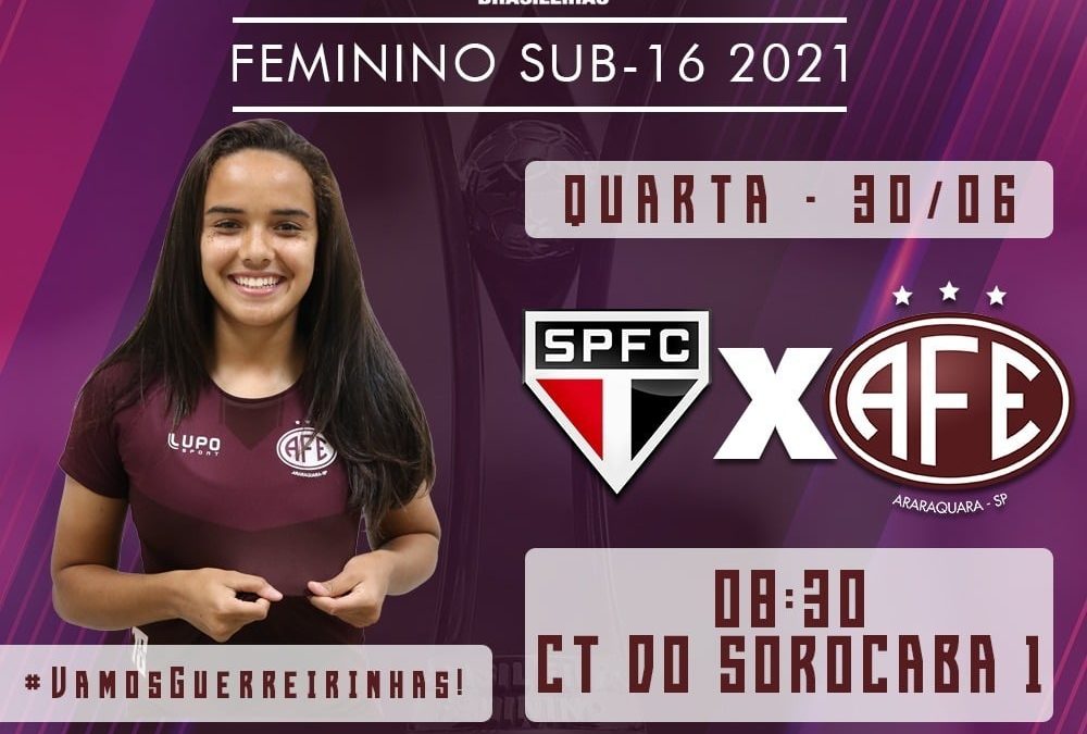 Hoje tem jogo decisivo para as Guerreiras no Brasileiro sub-16!