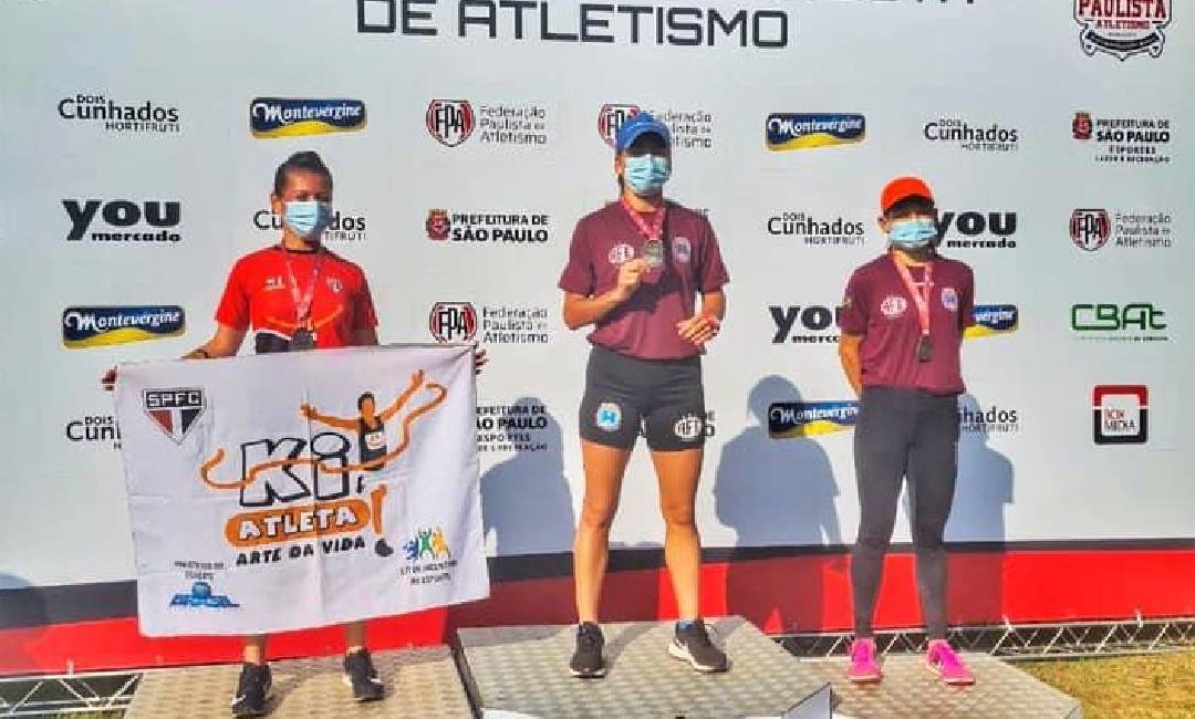 Milena Andrade é Campeã Paulista dos 10.000 metros do Paulista de Atletismo 2021!