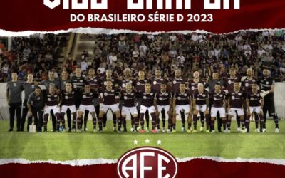FERROVIÁRIA é vice campeã da série D do Campeonato Brasileiro de 2023 e disputará a série C em 2024.