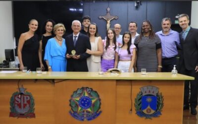 Craque e ídolo Grená Osmar Alberto Volpe (PIO) é condecorado pela Câmara Municipal de Araraquara com a honraria Medalha de Mérito Desportivo – 20/09/2023