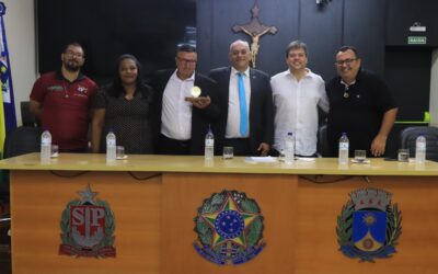 Marquinhos Massagista (AFE) é homenageado na Câmara Municipal de Araraquara com a medalha de Honra ao Mérito ao Esporte – 11/04/2024