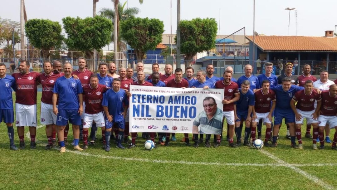 VETERANOS DA FERROVIÁRIA VENCEM MAIS UMA. DESTA VEZ A VÍTIMA FOI O VETERANOS DO CLUBE UMUARAMA DE BARIRI EM MANHÃ DE HOMENAGENS AO RADIALISTA NIL BUENO. PLACAR FINAL: 9 X 3. 22/09/24.