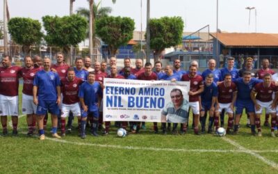 VETERANOS DA FERROVIÁRIA VENCEM MAIS UMA. DESTA VEZ A VÍTIMA FOI O VETERANOS DO CLUBE UMUARAMA DE BARIRI EM MANHÃ DE HOMENAGENS AO RADIALISTA NIL BUENO. PLACAR FINAL: 9 X 3. 22/09/24.