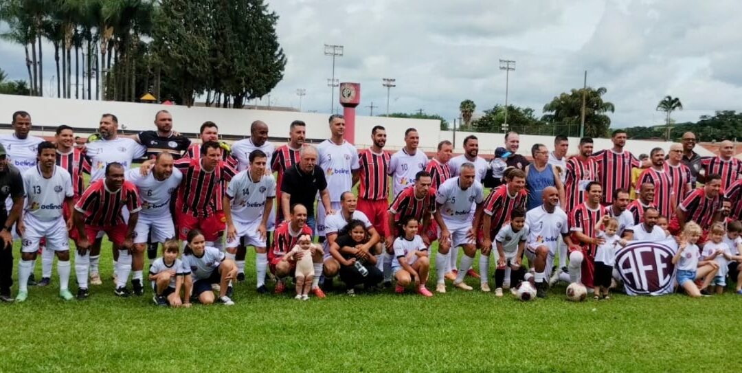 NO ÚLTIMO AMISTOSO DO ANO VETERANOS DA FERROVIÁRIA EMPATAM EM SANTA CRUZ DAS PALMEIRAS – 1 X 1 – 22/12/2024.