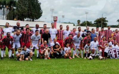 NO ÚLTIMO AMISTOSO DO ANO VETERANOS DA FERROVIÁRIA EMPATAM EM SANTA CRUZ DAS PALMEIRAS – 1 X 1 – 22/12/2024.