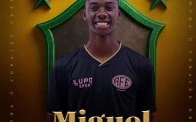 MIGUEL ROBERTO GOLEIRO DA BASE DA FERROVIÁRIA É CONVOCADO PARA A SELEÇÃO BRASILEIRA SUB-15 PARA A DISPUTA DA COPA 2 DE JULHO – DE 02/07 A 13/07 NA BAHIA