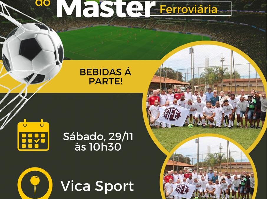 REENCONTROS E HOMENAGENS NA CONFRATERNIZAÇÃO DOS MÁSTERS DA FERROVIÁRIA NO VICA SPORTS – 29/11/2025