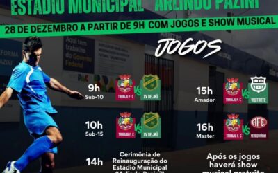 NA REINAUGURAÇÃO DO ESTÁDIO MUNICIPAL ARLINDO PAZZINI EM TRABIJU OS VETERANOS DA FERROVIÁRIA DERROTARAM OS VETERANOS DE TRABIJU PELO PLACAR DE 6 X 1 – 28 / 12 / 2025